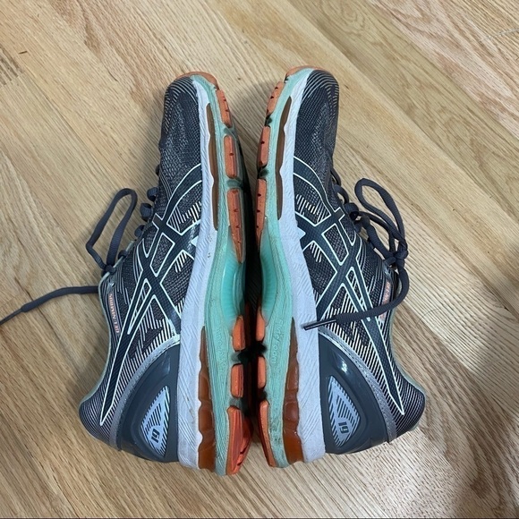 ASICS Gel Nimbus 19 Running Shoe Sneakers 9.5 Women’s Gray Blue - Picture 5 of 11